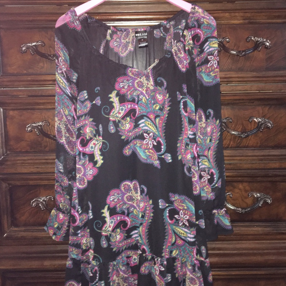 Wore ONCE ☆ Wet Seal ☆ Paisley Dress